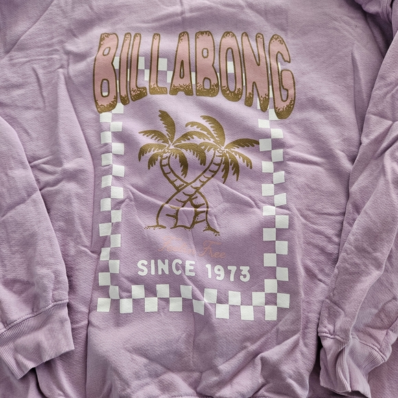 Billabong Tops - Billabong Women's Lavender Graphic Hoodie